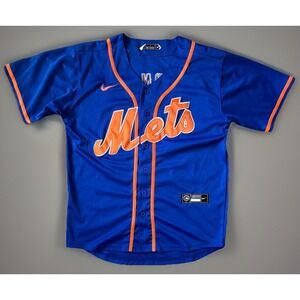 New York Mets Nike Pete Alonso Blue Baseball Jersey Stitch MLB Swoosh Small JBHS